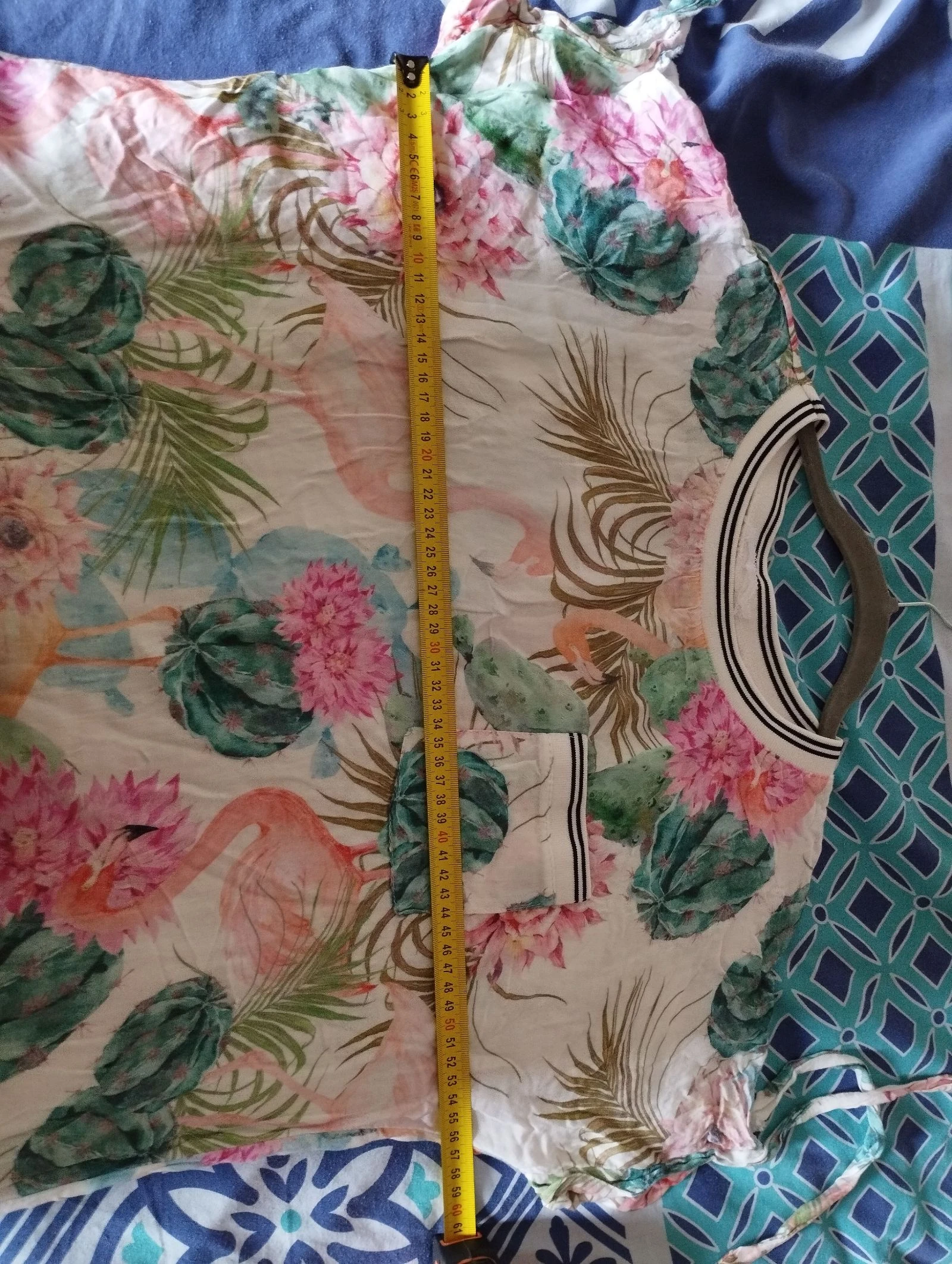 Korte jurk of tuniek xl tropisch – photo 3